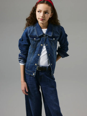 Name It Cowboyjakke - Nkfstar - Noos - Medium Blue Denim