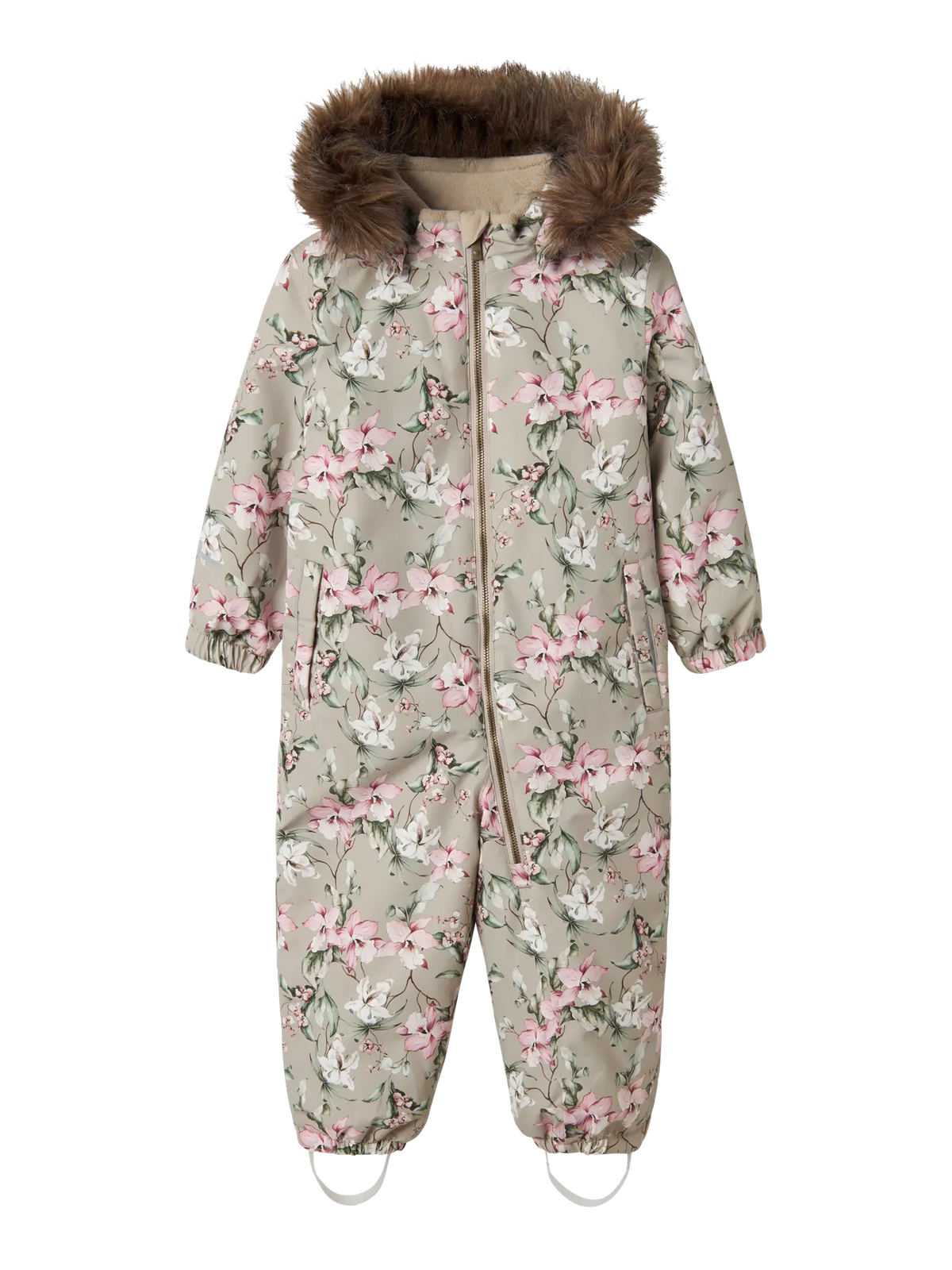 Lil’ Atelier Flyverdragt - Nmfsnow10 - Noos - Pure Cashmere/Blomster