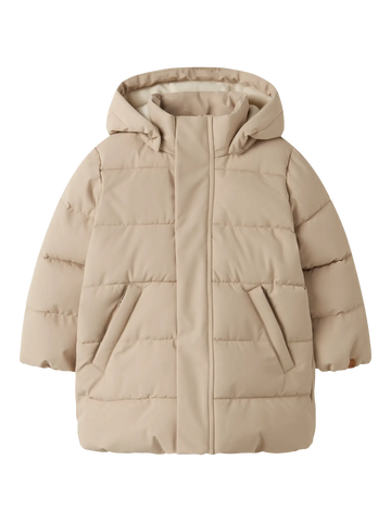 Lil’ Atelier Mini - Medow03 Puffer Jakke - Oxford Tan