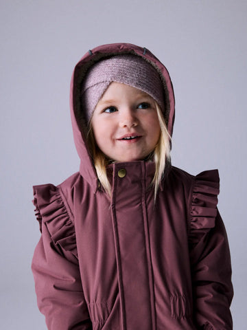 Name It - Jakke med flæser - Snow05 - Rose Brown