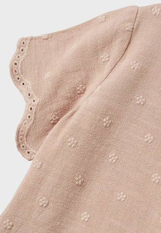 Lil’ Atelier - Kaja Kortærmet Skjorte  - Misty Rose