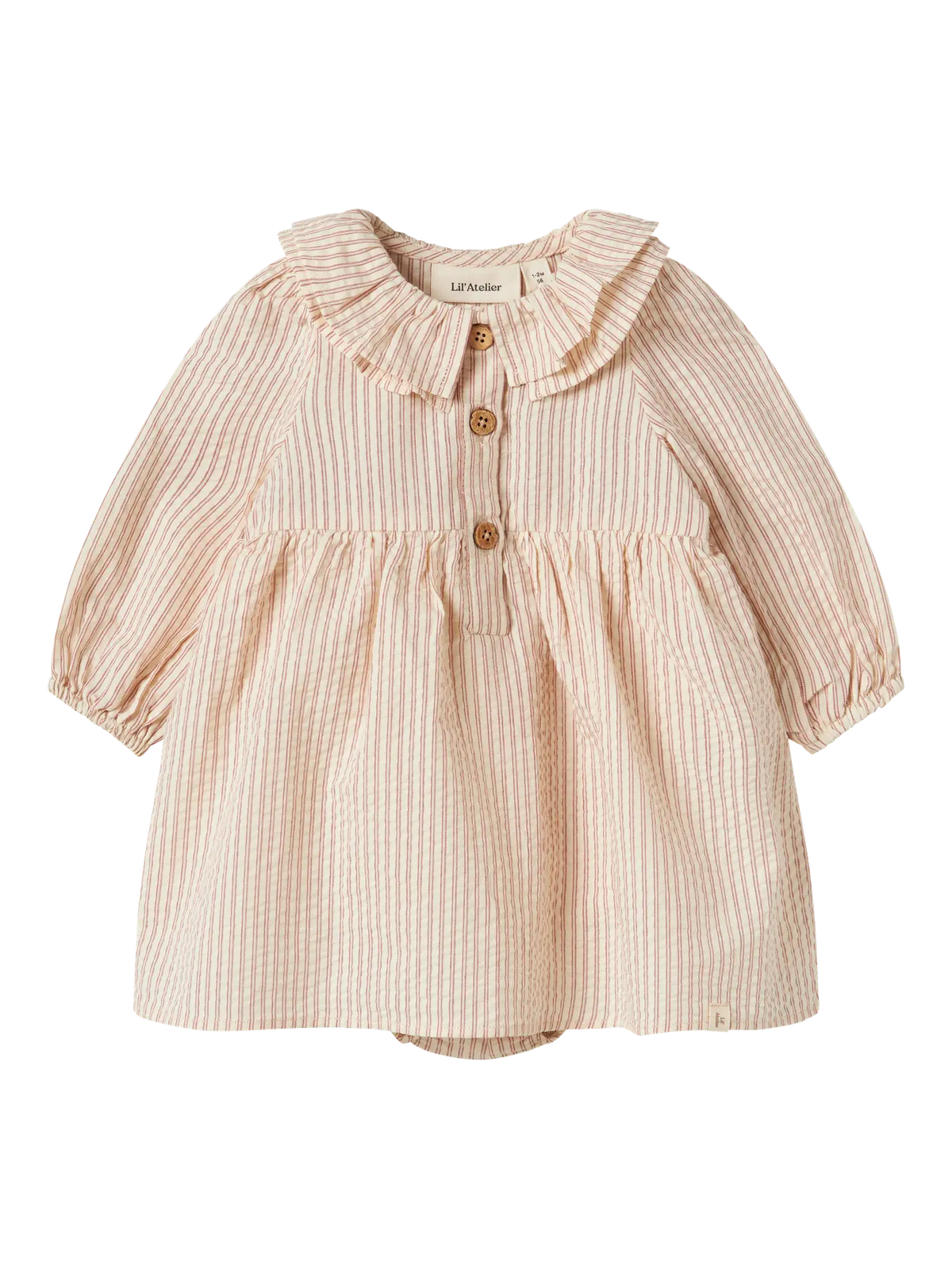 Lil Atelier - Nbflucia Body dress - Turtledove/Stribet