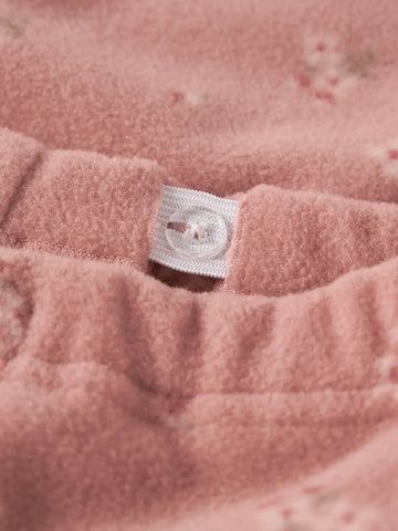 Lil’ Atelier Fleecesæt - Misty Rose/Blomster