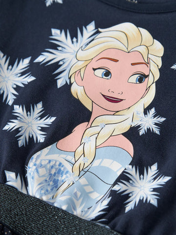 Name It Tulle Kjole - Nmfosimi - Navy/Frozen