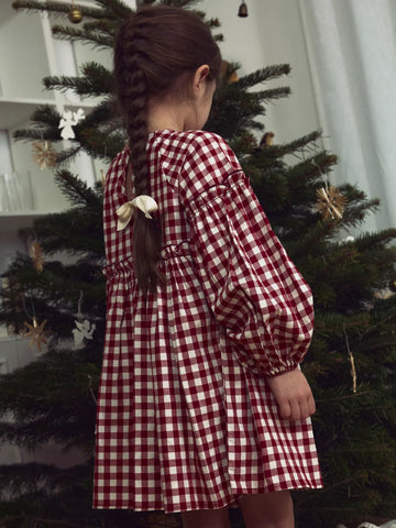 Lil’ Atelier Julekjole - Nmfrio - Red Dahlia