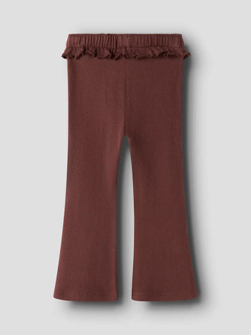 Lil’ Atelier Bukser Bootcut - Nmfthora - Hot Chocolate