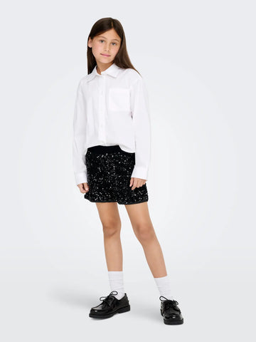 Kids Only Shorts - KogConfidence Sequin - Black/Palietter