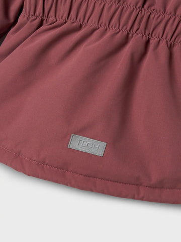 Name It - Jakke med flæser - Snow05 - Rose Brown