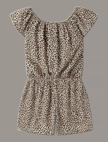 Name It Playsuit - Vinaya - Black Leopard