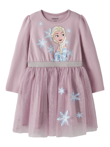 Name It Tulle Kjole - Nmfosimi - Keepsake Lilac/Frozen