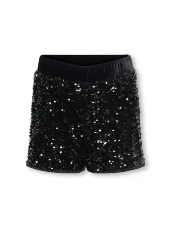 Kids Only Shorts - KogConfidence Sequin - Black/Palietter
