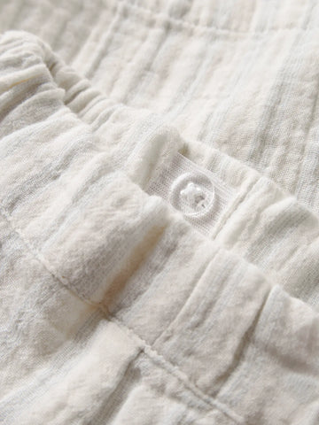 Lil’ Atelier Løs Shorts - NmmHagi - Coconut Milk/Dusty Blue/Striber