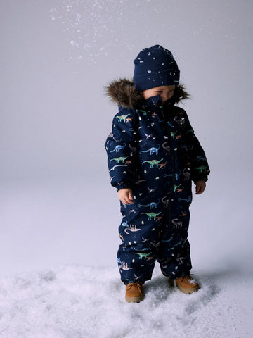 Lil’ Atelier Flyverdragt - Nmmsnow10 - Dark Sapphire/Dino Earth