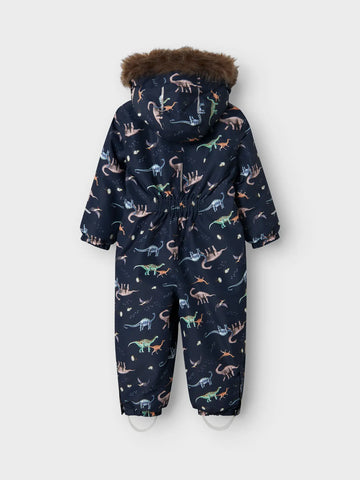 Lil’ Atelier Flyverdragt - Nmmsnow10 - Dark Sapphire/Dino Earth