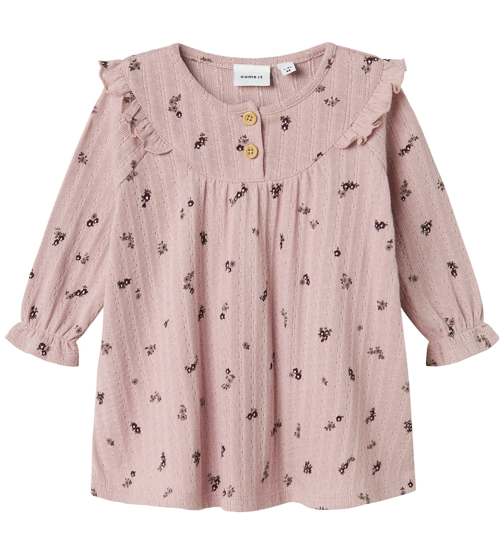 Lil Atelier - Nbmlower Loose Baby kjole - Burnished Lilac/blomster