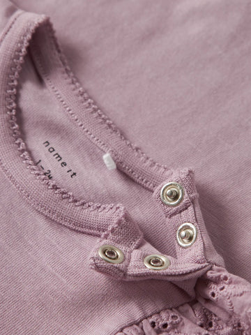 Name It Baby - Nbfbrianne Leggings / Dawn Pink/Blonder