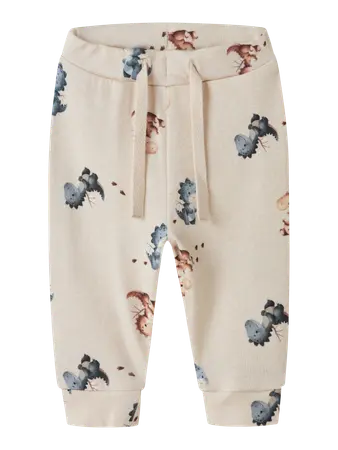 Name It - Baby Leggings - Nbmkarlos - Peyote Melange/Dino