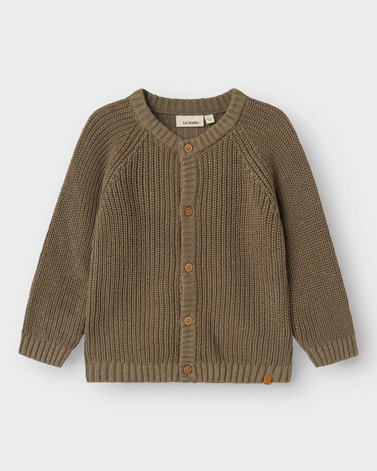 Lil' Atelier Strikket Cardigan - Nmmemlen Lin - Overland Trek