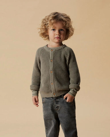 Lil' Atelier Strikket Cardigan - Nmmemlen Lin - Overland Trek