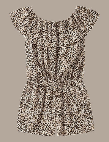 Name It Playsuit - Vinaya - Black Leopard