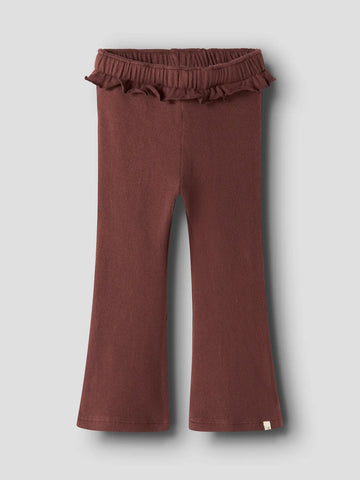 Lil’ Atelier Bukser Bootcut - Nmfthora - Hot Chocolate
