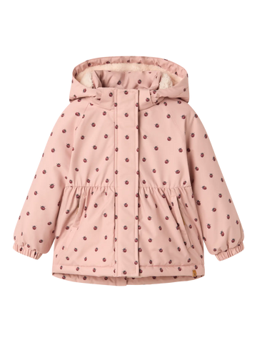 Lil' Atelier Vinterjakke - NmfLasnow05 - Misty Rose/Mariehøns