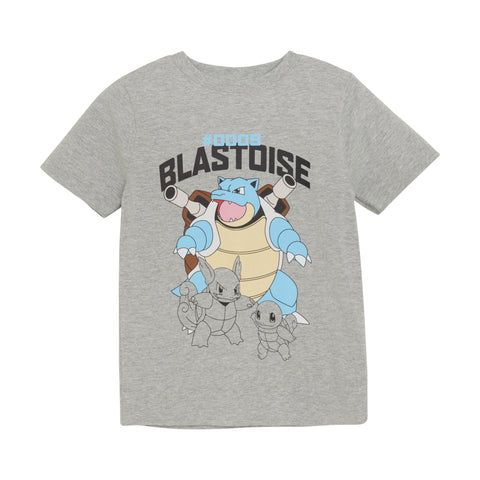 Minymo - Pokémon Kortærmet T-Shirt - Grey Melange