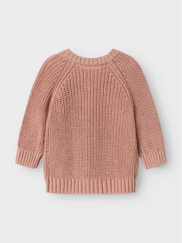 Lil' Atelier Strikket Cardigan - Nbfemlen Noos - Misty Rose