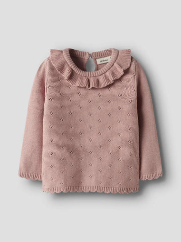 Lil' Atelier Striktrøje - Nmflaguna - Noos - Misty Rose