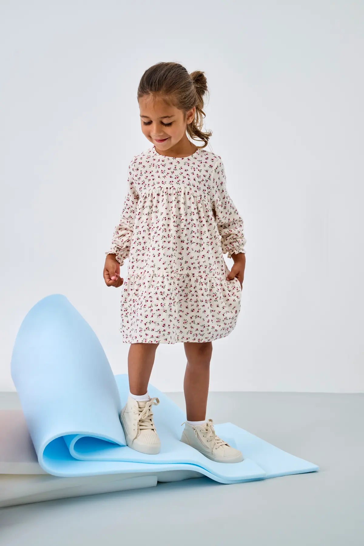 Kids Only Kjole - Kmgthyra NOOS - Tofu Ditsy/Blomster