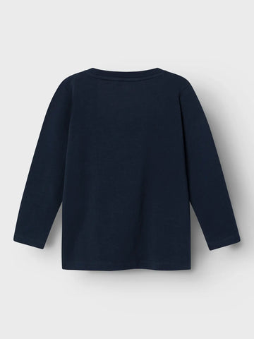 Name It Bluse LS - NmmNaza - Noos - Dark Sapphire/Spiderman