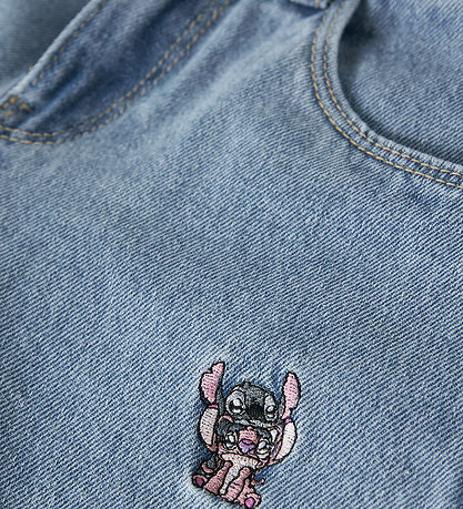 Name It Jeans - Wide - Noos - Nkf Stitch - Light Blue Denim/EMB