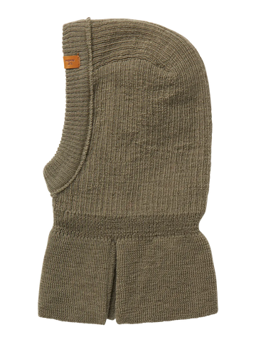 Lil’ Atelier Elefanthue -Nanson Knit Balaclava - Grøn