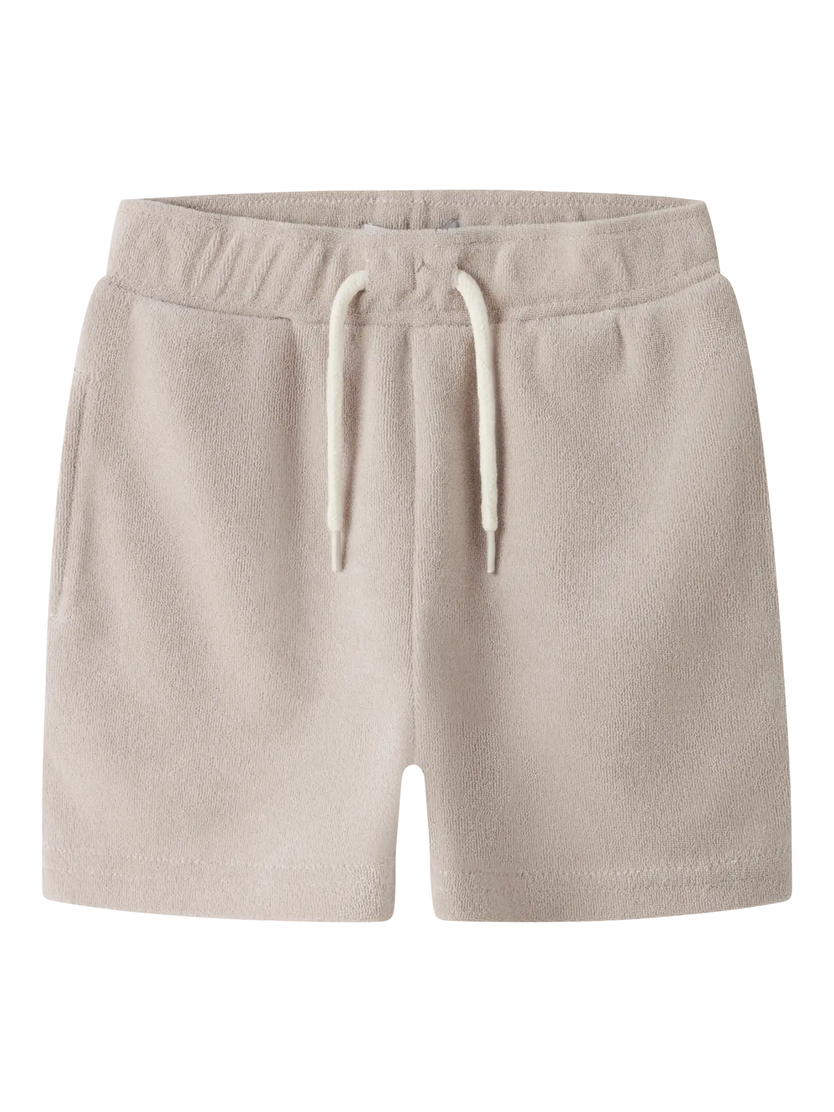 LMTD Shorts - Nmmfinti Nreg Terry - Chateau Gray/Bindebånd