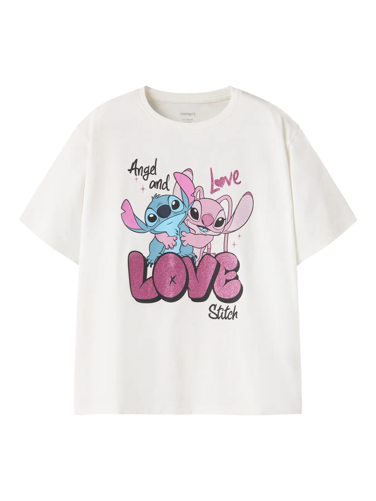 Name It Top - NKFDYMIR - Stitch - Cloud Dancer