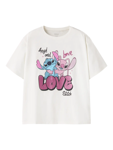 Name It Top - NKFDYMIR - Stitch - Cloud Dancer
