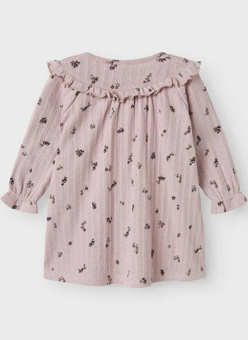 Lil Atelier - Nbmlower Loose Baby kjole - Burnished Lilac/blomster