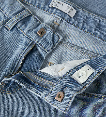 Name It Jeans - Wide - Noos - Nkf Stitch - Light Blue Denim/EMB