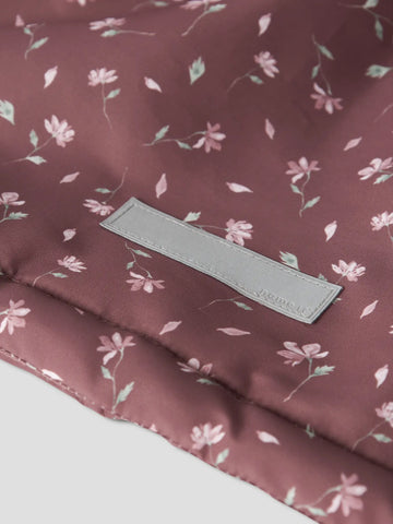 Name It Vinterjakke - NMFmaxi - Noos - Rose Brown/Blomster