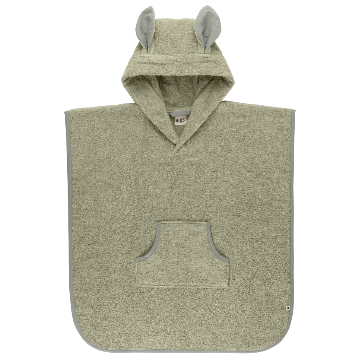 Bibs - Kangaroo Poncho Badekåbe Toddler - Sage