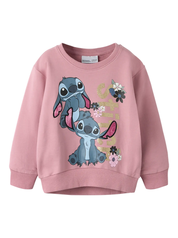 Name It Sweatshirt - NmfJinny - Stitch - Lilas