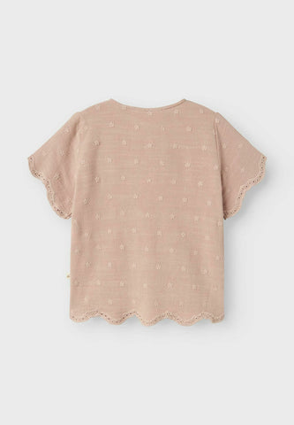Lil’ Atelier - Kaja Kortærmet Skjorte  - Misty Rose
