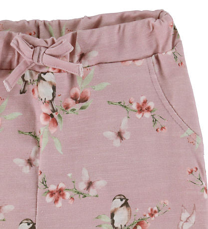 Name It Baby - Nbfbetty Leggings / Dawn Pink/Fugle