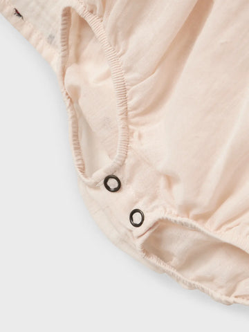 Lil'Atelier - Baby Shirt Body - Lilia - Silver Peony