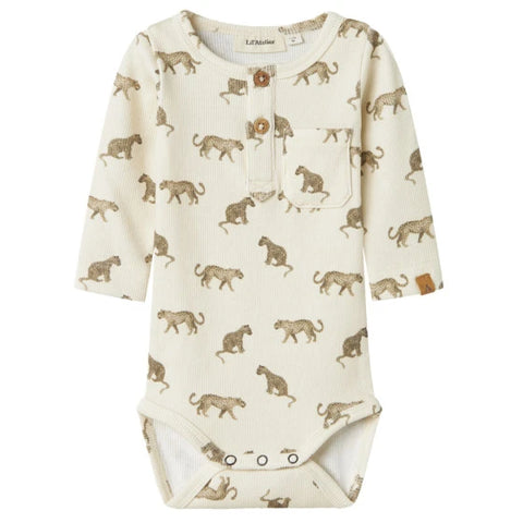 Lil’ Atelier Body - Lavo Eno - Turtledove/Leoprint