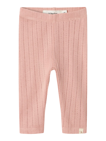 Lil’ Atelier Baby Leggings - Nbfrachel Nis Noos - Misty Rose