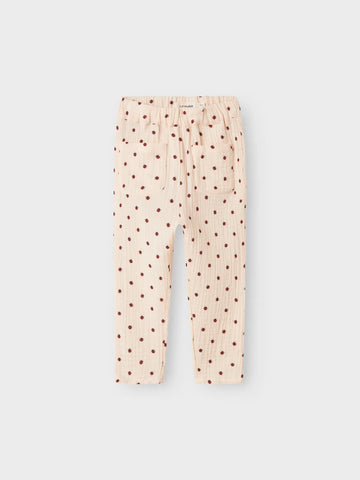 Lil’ Atelier Løse Bukser - Nmflilia - Silver Peony