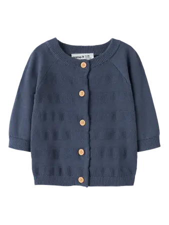 Name It - Baby Cardigan - Vintage Indigo/Blå