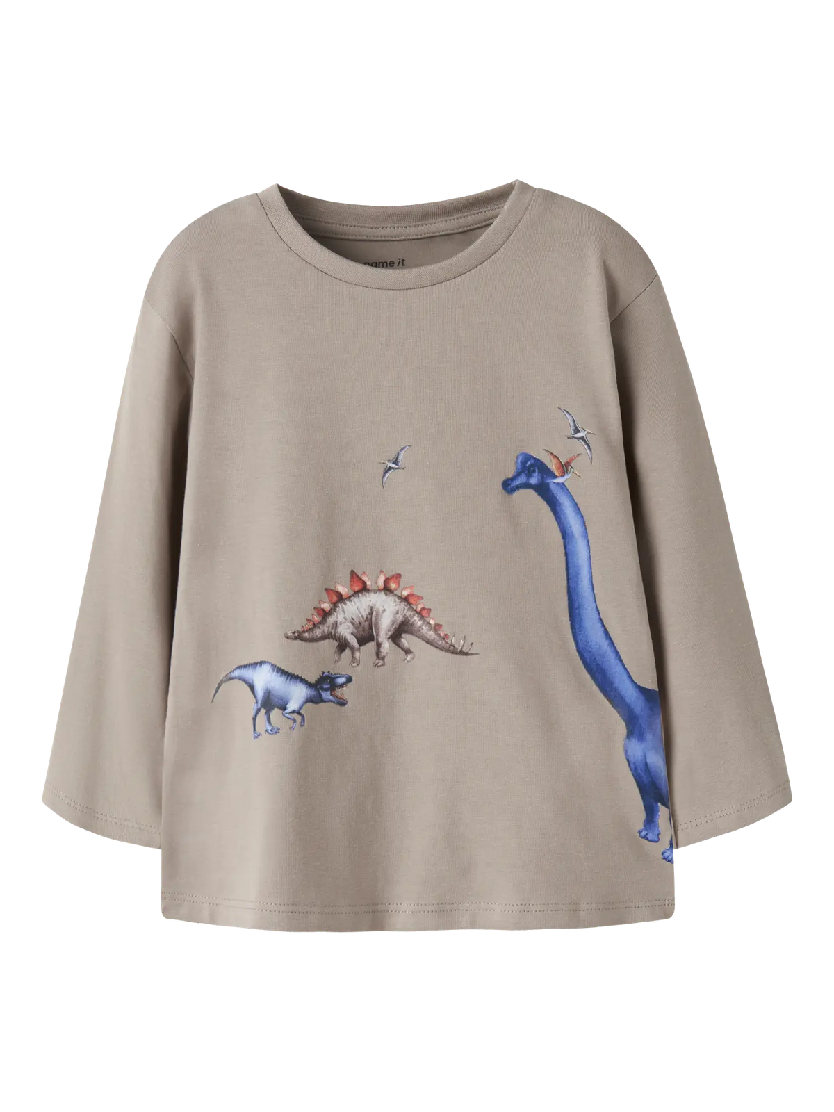 Name It Top - 
Nmmbart LS Nreg - Vintage Khaki/Dino
