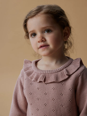 Lil' Atelier Striktrøje - Nmflaguna - Noos - Misty Rose